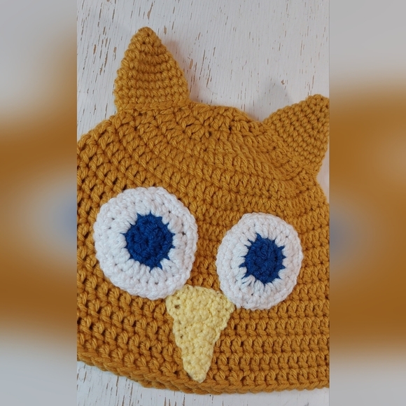 Owl Adult and Child Beanie Handmade Hats - Picture 8 of 16